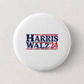 Walz 2024 Wahl Kamala Harris Tim Waltz 2024 16 Button (Vorderseite)