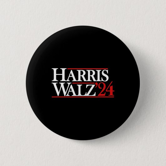 Walz 24 Präsident Kamala 2024 Button (Vorderseite)