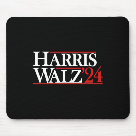 Walz 24 Präsident Kamala 2024 Mousepad (Vorne)