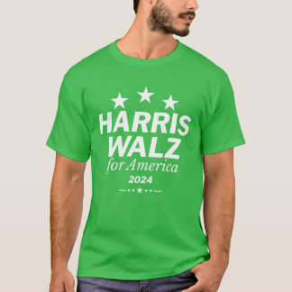 Walz für Amerika weißes Mädchen T-Shirt