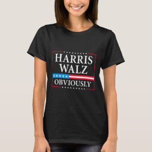 Walz Offensichtlich Präsident Kamala Harris Waltz T-Shirt