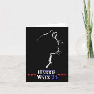 Walz Shirt Cat Ladys for Harris Kamala Walz Shirt Karte
