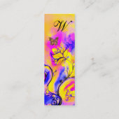 WALZBAUGRUPPEN UND GOLDSCHALTFLEUCHTMONOGRAMM MINI VISITENKARTE (Rückseite)