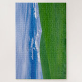 Walzen von grünen Weizenfeldern der Palousharte Puzzle (Vertikal)
