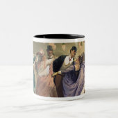 Walzer am Bal Mabille Zweifarbige Tasse (Mittel)