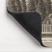 Walzer, Crowell-Residenzen, Bauernhof Mousepad (Ecke)