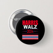 WaLzheimer 2024 Kamala und Tim Präsident Kampagne Button (Vorne & Hinten)