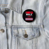 WaLzheimer 2024 Kamala und Tim Präsident Kampagne Button (Beispiel)