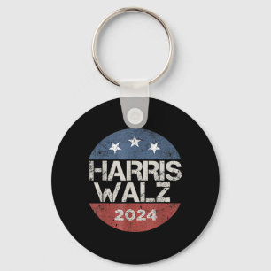 Walzheimer 2024 Vintag Button Kamala Harris Tim W Schlüsselanhänger