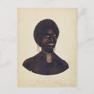 Wambela, Ehefrau Cobbawn Wogi, Stammesführer Postkarte