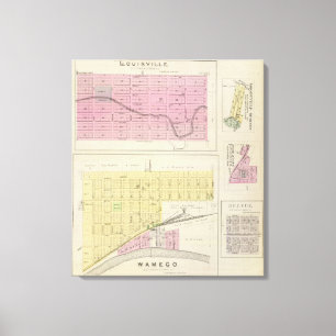 Wamego, Louisville, Kansas Leinwanddruck