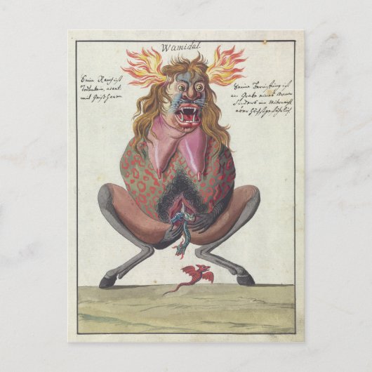 Wamidal-Dämon Postkarte (Vorderseite)