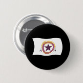 Wampanoag-Stammes-Flaggenknopf Button (Vorne & Hinten)