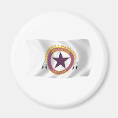Wampanoag Tribe Flag Magnet (Vorne)