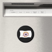 Wampanoag Tribe Flag Magnet (In Situ (Geschirrspüler))