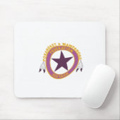 Wampanoag Tribe Flag Mousepad (Mit Mouse)