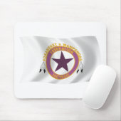 Wampanoag Tribe Flag Mousepad (Mit Mouse)