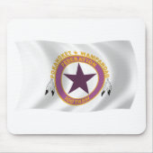 Wampanoag Tribe Flag Mousepad (Vorne)