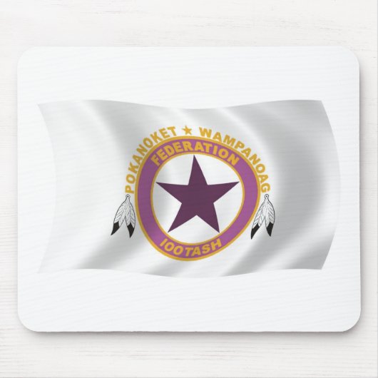 Wampanoag Tribe Flag Mousepad (Vorne)