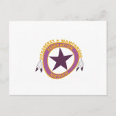 Wampanoag Tribe Flag Postkarte (Vorderseite)