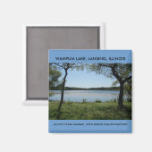 WAMPUMSEE MAGNET (Vorderseite/Rückseite)