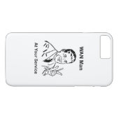 WAN-Mann in Ihrem Service Retro Tech Case-Mate iPhone Hülle (Rückseite (Horizontal))