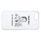 WAN-Mann in Ihrem Service Retro Tech Case-Mate iPhone Hülle (Rückseite (Horizontal))