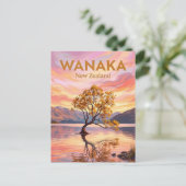 Wanaka-Baum Neuseeland Postkarte (Stehend Vorderseite)