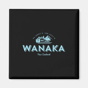 Wanaka Berg Urlaub Skifahren Neuseeland Magnet