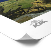 Wanaka Husky Gallery Poster (Ecke)