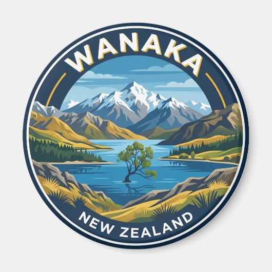 Wanaka Neuseeland Magnet (Vorne)