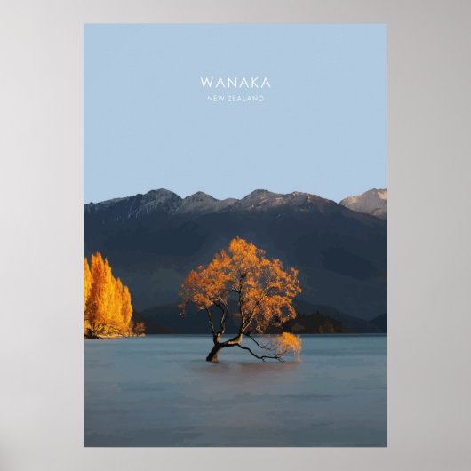 Wanaka, Neuseeland Poster (Vorne)