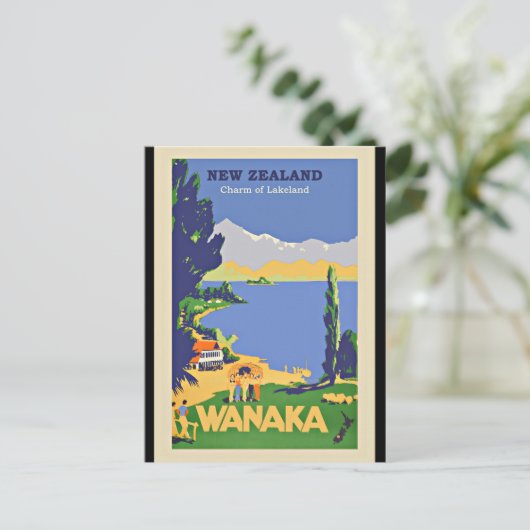 Wanaka, Neuseeland Postkarte (Stehend Vorderseite)