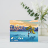 Wanaka Neuseeland Postkarte (Stehend Vorderseite)
