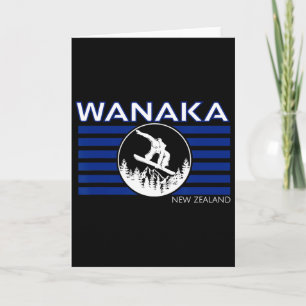 Wanaka Neuseeland Snowboarden Neuseeländer Schnee Karte