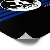 Wanaka Neuseeland Snowboarden Neuseeländer Schnee Poster (Ecke)