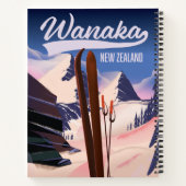 Wanaka New Zealand Skipposter Notizblock (Rückseite)