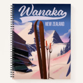 Wanaka New Zealand Skipposter Notizblock (Vorderseite)