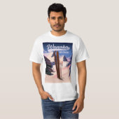 Wanaka New Zealand Skipposter T-Shirt (Vorne ganz)