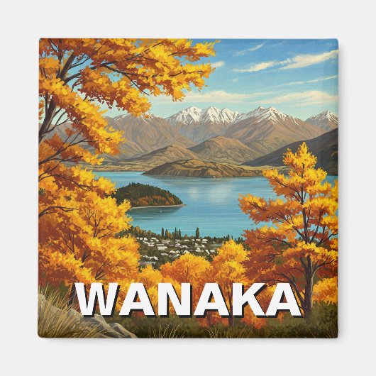 Wanaka New Zealand Travel Magnet (Vorne)