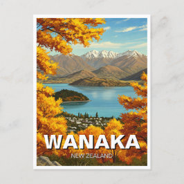Wanaka New Zealand Travel Postkarte