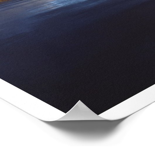 Wanaka-See, NZ Poster (Ecke)