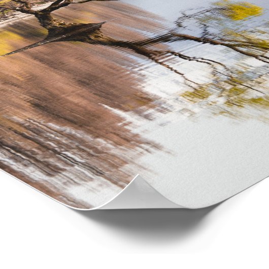 Wanaka Tree Herbst Landschaft Poster (Ecke)