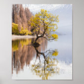 Wanaka Tree Herbst Landschaft Poster (Vorne)