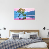 Wanaka Tree New Zealand Leinwanddruck (Insitu (Schlafzimmer))