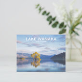 Wanaka Tree New Zealand Travel Postcard Postkarte (Stehend Vorderseite)