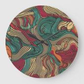 Wand an Wand Große Wanduhr (Vorderseite)