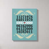 Wand an Wand Kunst - 3 Kinder - Kanapees (Vorderseite)