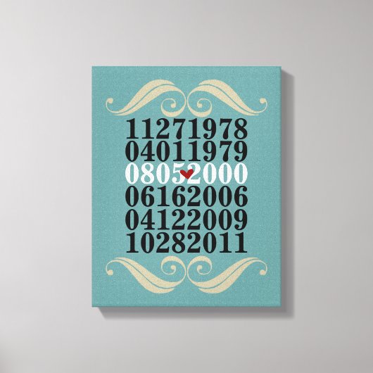 Wand an Wand Kunst - 3 Kinder - Kanapees (Vorderseite)