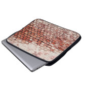 Wand aus Backstein Laptopschutzhülle (Vorne Knopf)
